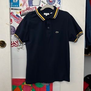 Blue Lacoste polo